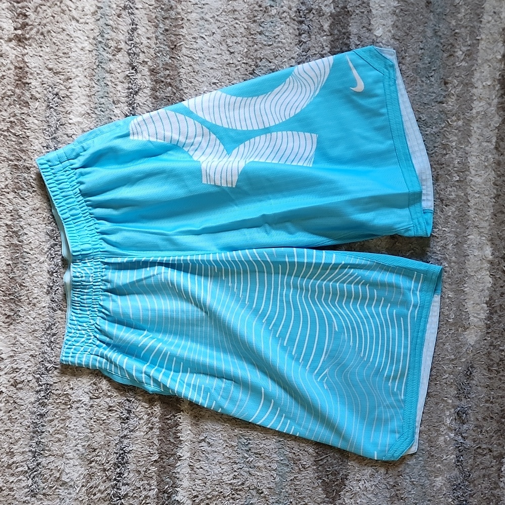 Nike Dri-Fit KD Blue White Basketball Shorts - Size Men's Medium
